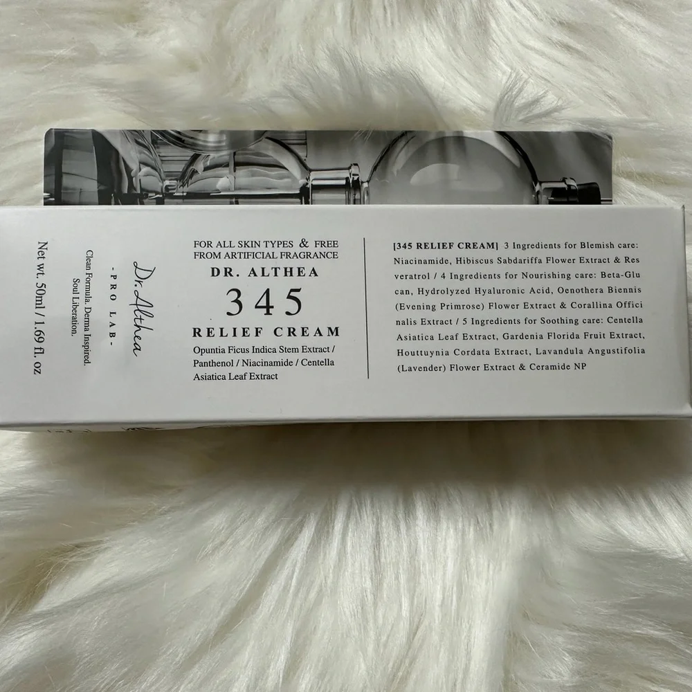 345 Relief Cream - White
